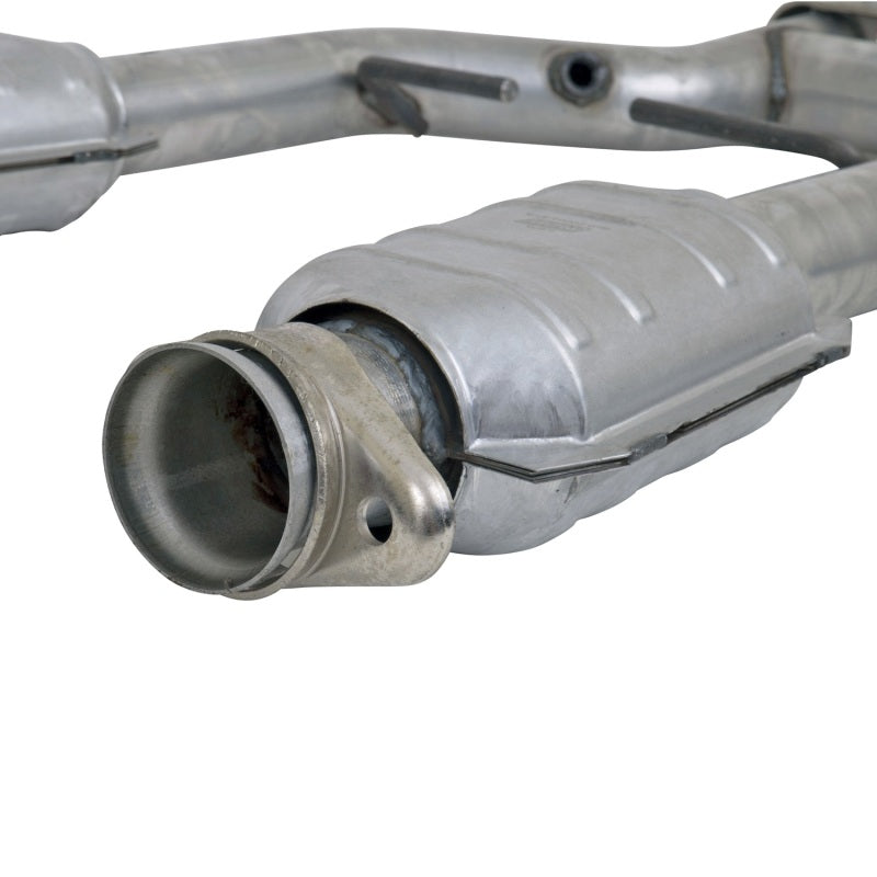BBK 96-04 Mustang 4.6 GT / Cobra Short Mid H Pipe w Catalytic Converters 2-1/2 For Long Tube Headers BBK H Pipes  AXOPROS