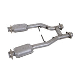 BBK 96-04 Mustang 4.6 GT / Cobra Short Mid H Pipe w Catalytic Converters 2-1/2 For Long Tube Headers BBK H Pipes  AXOPROS