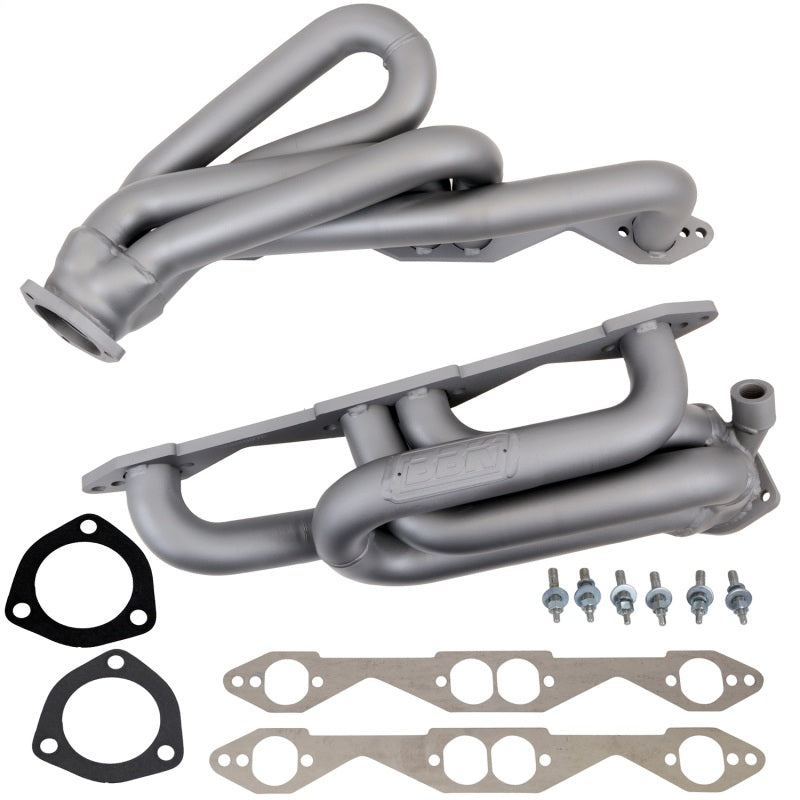 BBK 96-98 GM Truck SUV 5.0 5.7 Shorty Tuned Length Exhaust Headers - 1-5/8 Titanium Ceramic BBK Headers & Manifolds  AXOPROS