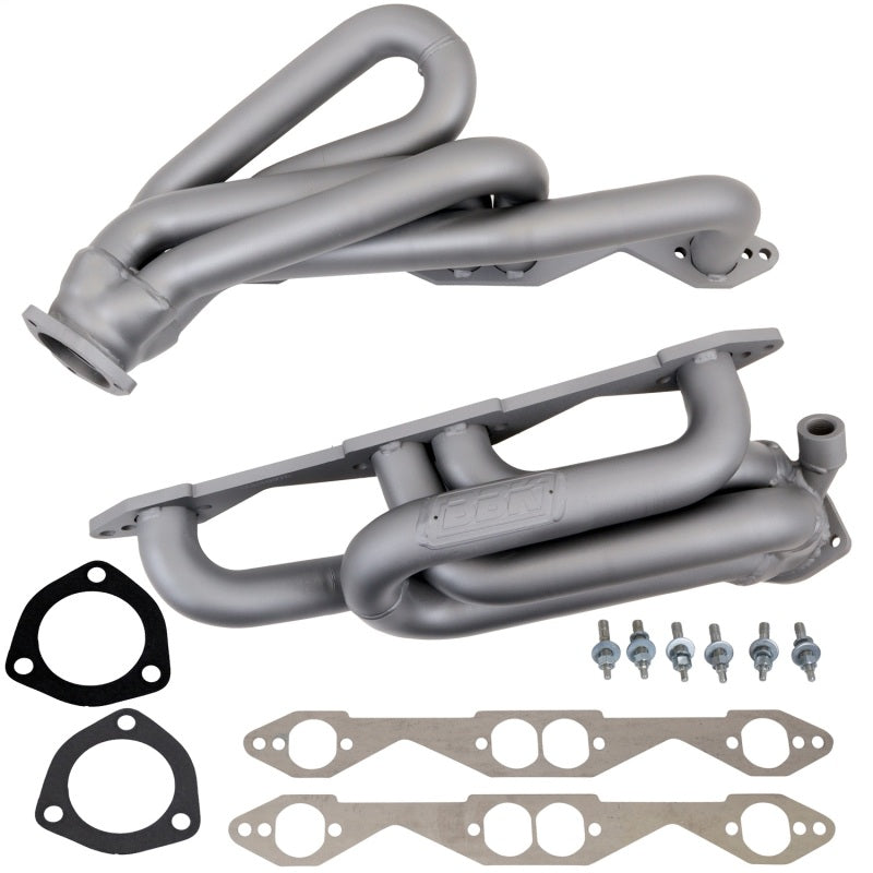 BBK 96-98 GM Truck SUV 5.0 5.7 Shorty Tuned Length Exhaust Headers - 1-5/8 Titanium Ceramic BBK Headers & Manifolds  AXOPROS