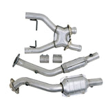 BBK 96-98 Mustang 4.6 Cobra High Flow X Pipe With Catalytic Converters - 2-1/2 BBK Catback  AXOPROS