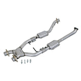 BBK 96-98 Mustang 4.6 Cobra High Flow X Pipe With Catalytic Converters - 2-1/2 BBK Catback  AXOPROS