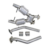 BBK 96-98 Mustang 4.6 GT High Flow X Pipe With Catalytic Converters - 2-1/2 BBK Catback  AXOPROS
