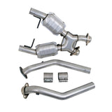 BBK 96-98 Mustang 4.6 GT High Flow X Pipe With Catalytic Converters - 2-1/2 BBK Catback  AXOPROS