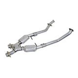 BBK 96-98 Mustang 4.6 GT High Flow X Pipe With Catalytic Converters - 2-1/2 BBK Catback  AXOPROS
