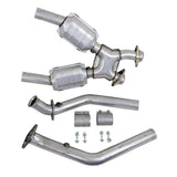 BBK 99-04 Mustang 4.6 GT / Cobra High Flow X Pipe With Catalytic Converters - 2-1/2 BBK Catback  AXOPROS
