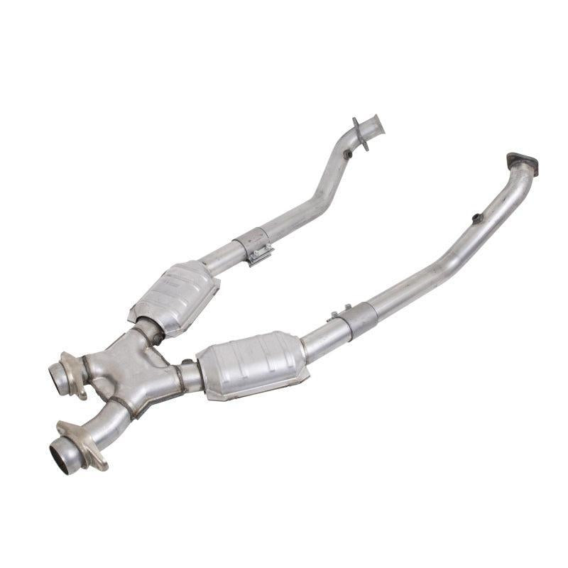 BBK 99-04 Mustang 4.6 GT / Cobra High Flow X Pipe With Catalytic Converters - 2-1/2 BBK Catback  AXOPROS