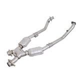 BBK 99-04 Mustang 4.6 GT / Cobra High Flow X Pipe With Catalytic Converters - 2-1/2 BBK Catback  AXOPROS