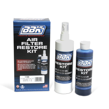 BBK AIR FILTER CLEANER & BLUE RE-OILING KIT - UNIVERSAL BBK Performance Parts Air Filter Cleaner Kit  AXOPROS