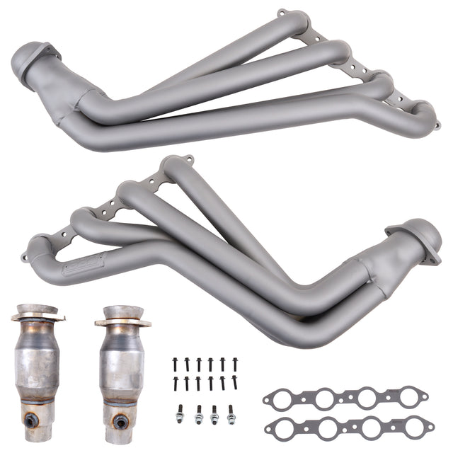 BBK CAMARO LS3/L99 1-7/8 LONG TUBE HEADERS W/CATS SYSTEM (CHROME) BBK Performance Parts Exhaust Header  AXOPROS
