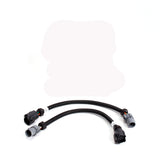 BBK DODGE O2 SENSOR EXTENSIONS 4 PIN ROUND STYLE - 12" (PAIR) BBK Performance Parts Oxygen Sensor Wiring Harness  AXOPROS