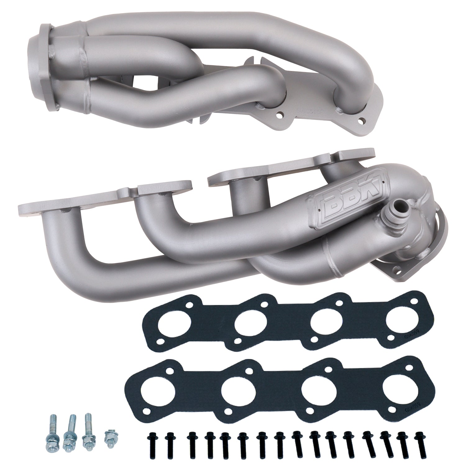 BBK FORD F150 1997-2002 FORD EXP 4.6L 1-5/8 SHORTY HEADERS (CHROME) BBK Performance Parts Exhaust Header  AXOPROS