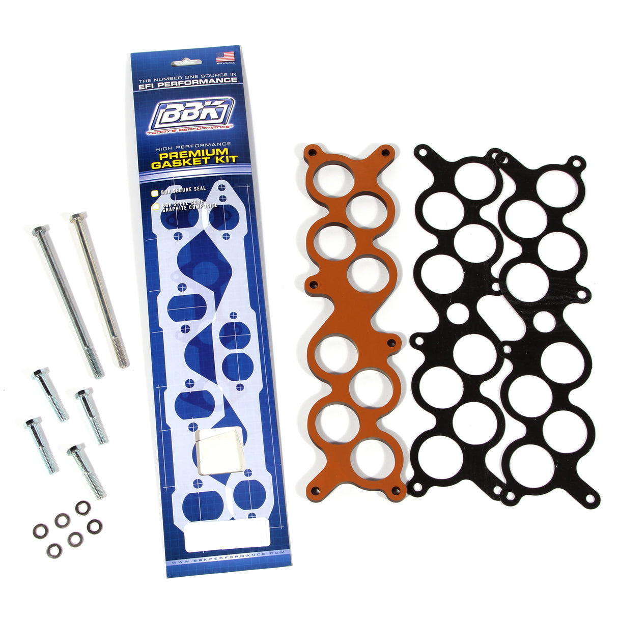BBK FORD GT-40/COBRA INTAKE MANIFOLD 3/8 PHENOLIC SPACER KIT BBK Performance Parts Engine Intake Manifold Spacer  AXOPROS
