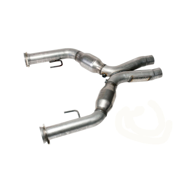BBK MUSTANG 2-3/4 SHORT MID X PIPE W/CONVERTERS BBK Performance Parts Exhaust Pipe  AXOPROS