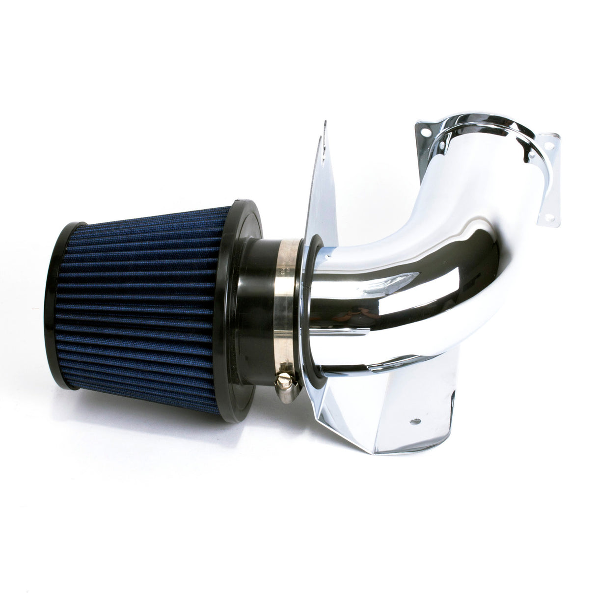 BBK MUSTANG 3.8L V6 COLD AIR INTAKE - FENDERWELL STYLE (Powder Coated Chrome) BBK Performance Parts Engine Cold Air Intake  AXOPROS