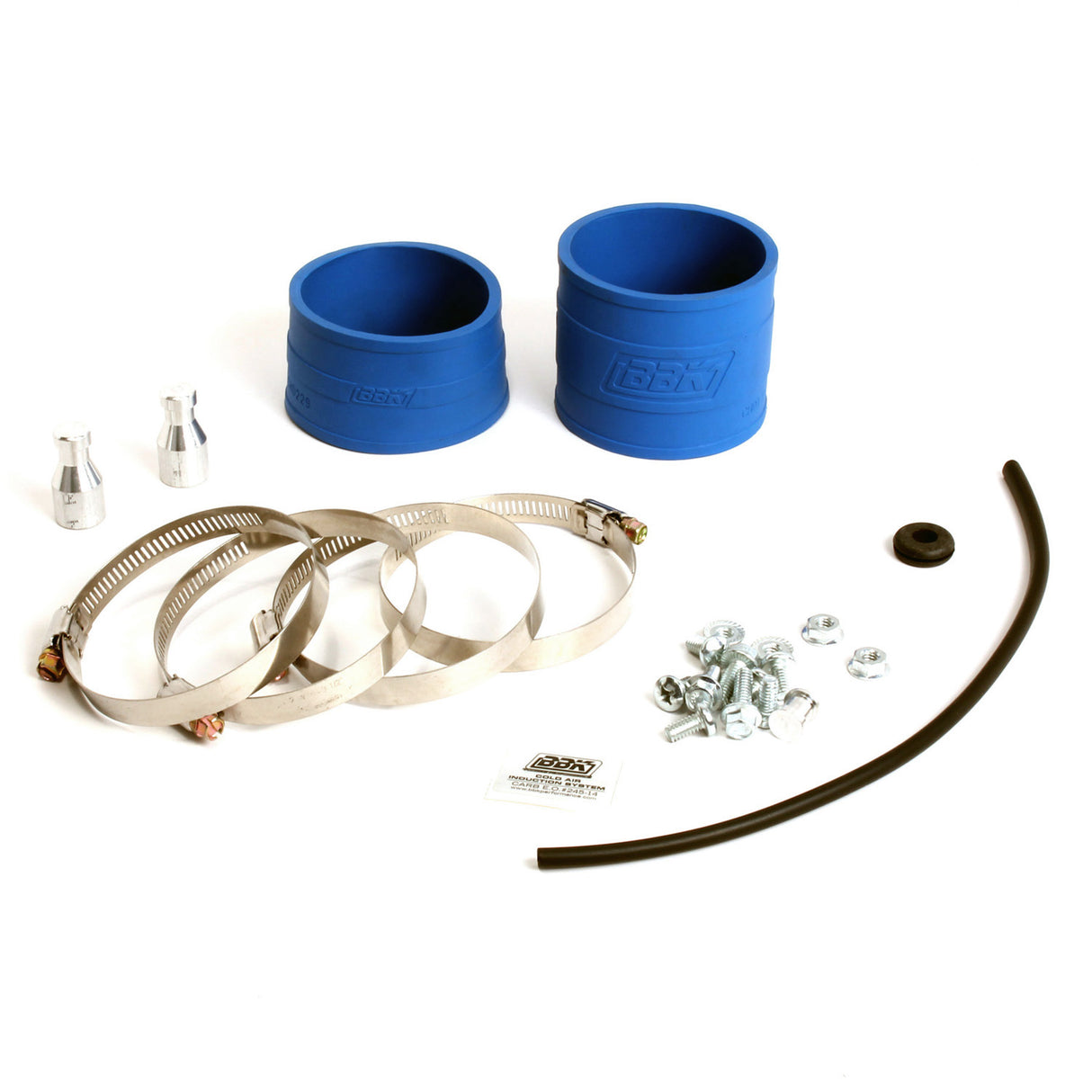 BBK MUSTANG 3.8L V6 COLD AIR INTAKE - FENDERWELL STYLE (Powder Coated Chrome) BBK Performance Parts Engine Cold Air Intake  AXOPROS