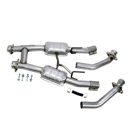BBK MUSTANG 5.0 2.5 FULL H PIPE W/CONVERTERS BBK Performance Parts Exhaust Pipe  AXOPROS