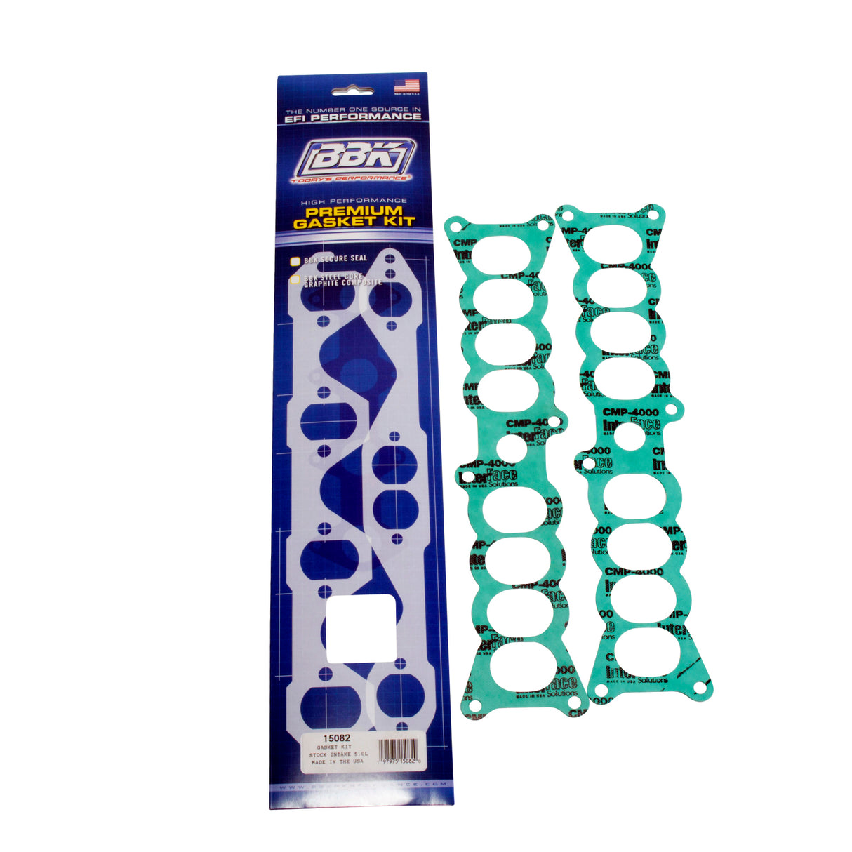 BBK MUSTANG 5.0 FACTORY MANIFOLD UPPER PLENUM GASKETS (2) BBK Performance Parts Fuel Injection Plenum Gasket  AXOPROS