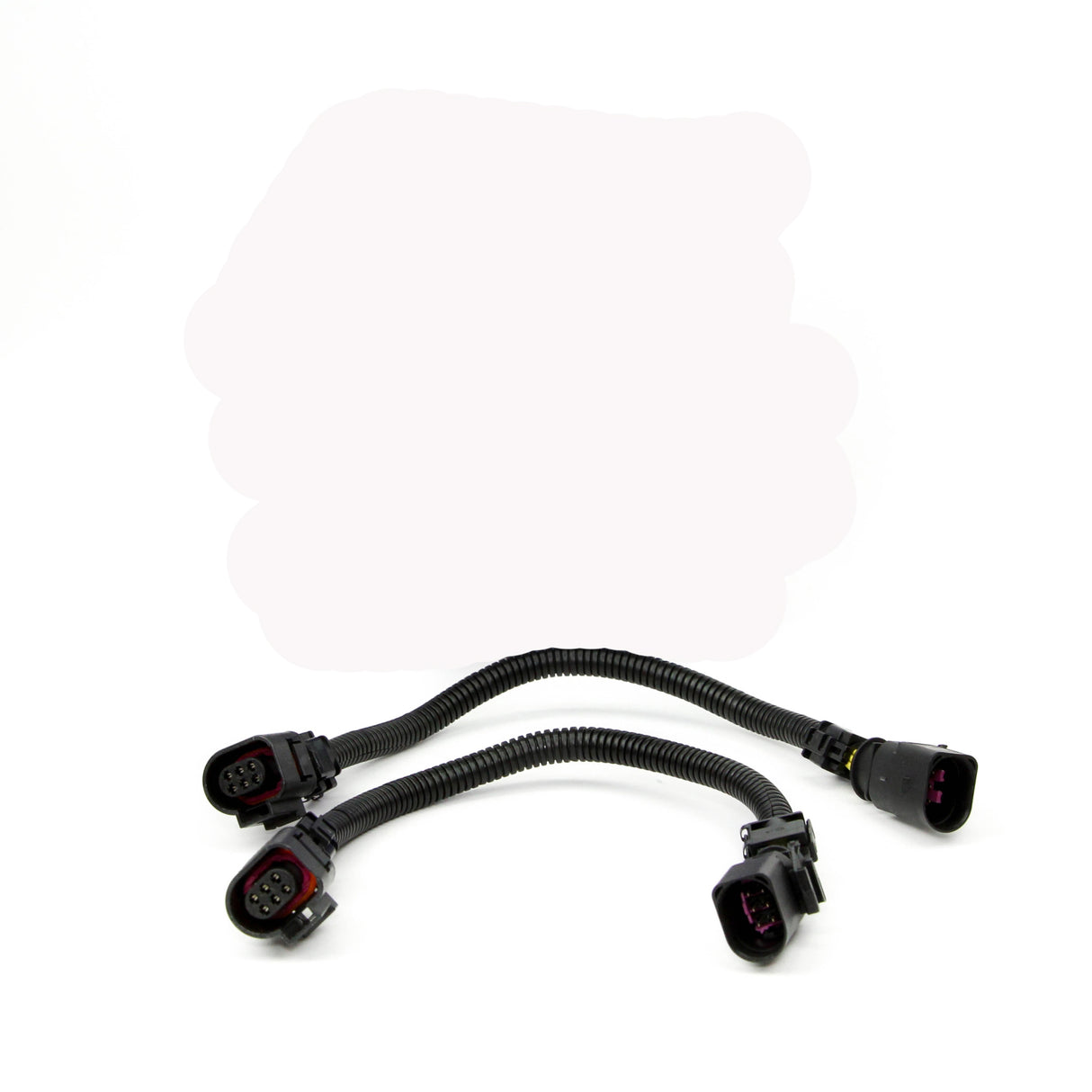 BBK MUSTANG 5.0 FRONT O2 EXTENSIONS - 12IN (PAIR) BBK Performance Parts Oxygen Sensor Wiring Harness  AXOPROS