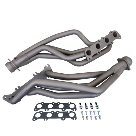 BBK MUSTANG COYOTE SWAP 1-3/4" LONG TUBE HEADERS - (CHROME) BBK Performance Parts Exhaust Header  AXOPROS