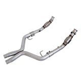 BBK MUSTANG GT 2-3/4 FULL X PIPE W/CONVERTERS BBK Performance Parts Exhaust Pipe  AXOPROS
