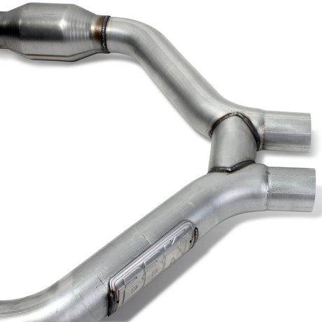 BBK MUSTANG V6 SHORT MID H PIPE W/ CONVERTORS FOR USE W/ 1642/16420 BBK Performance Parts Exhaust Pipe  AXOPROS