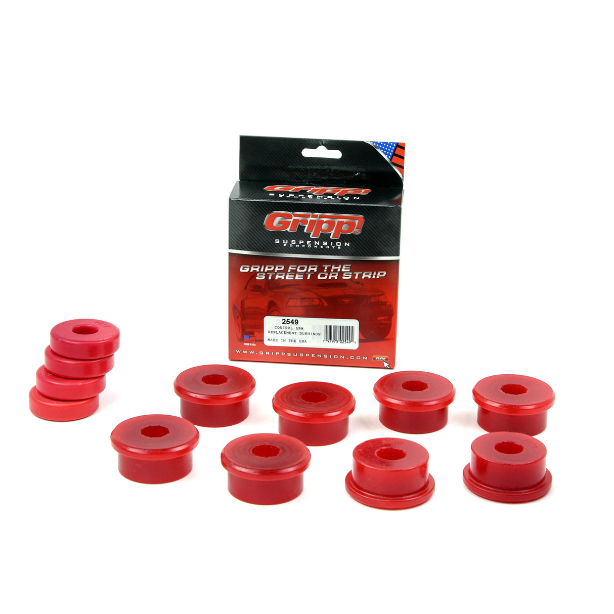 BBK REPLACEMENT REAR BBK LOWER CONTROL ARM BUSHINGS RED POLYURETHANE BBK Performance Parts Suspension Control Arm Bushing  AXOPROS