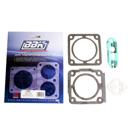 BBK THROTTLE BODY GASKET KIT - FORD 75MM FOR #1503/1600 BBK Performance Parts Fuel Injection Throttle Body Mounting Gasket  AXOPROS