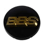 BBS Center Cap 56mm Black/Gold (56.24.012) BBS Wheel Center Caps  AXOPROS