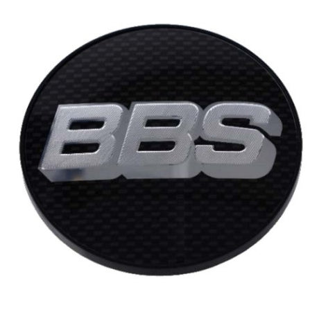 BBS Center Cap 56mm Carbon/Silver BBS Wheel Center Caps  AXOPROS