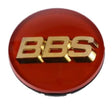 BBS Center Cap 56mm Red/Gold (56.24.012) BBS Wheel Center Caps  AXOPROS