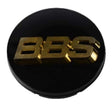 BBS Center Cap 70.6mm Black/Gold (3-tab) (56.24.080) BBS Wheel Center Caps  AXOPROS