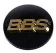BBS Center Cap 70.6mm Black/Gold (4-tab) (56.24.120) BBS Wheel Center Caps  AXOPROS