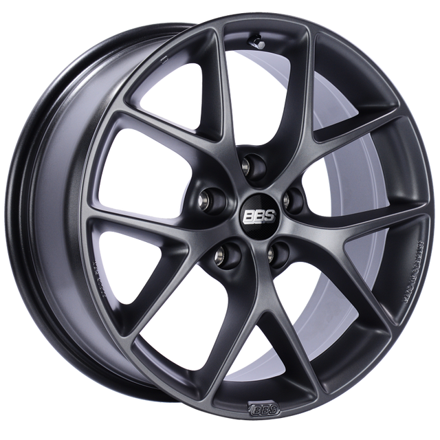 BBS SR 18x8 5x112 ET45 Satin Grey Wheel -82mm PFS/Clip Required BBS Wheels - Cast  AXOPROS