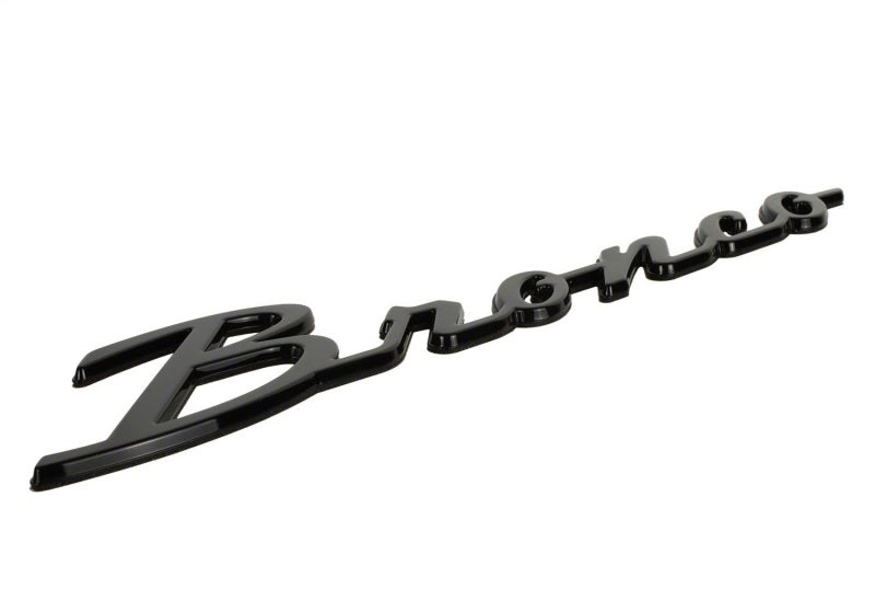 Ford Racing 21-24 Bronco Classic Script Fender Badge Kit - Gloss Black Ford Racing Other Body Components  AXOPROS