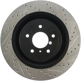 StopTech Infiniti G37 / Nissan 370Z SportStop Slotted & Drilled Front Left Rotor Stoptech Brake Rotors - Slot & Drilled  AXOPROS
