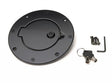 Rampage 1997-2006 Jeep Wrangler(TJ) Billet Style Gas Cover - Black Rampage Fuel Caps  AXOPROS