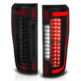 ANZO 2017+ Ford F-250 LED Taillights - Black/Smoke ANZO Tail Lights  AXOPROS