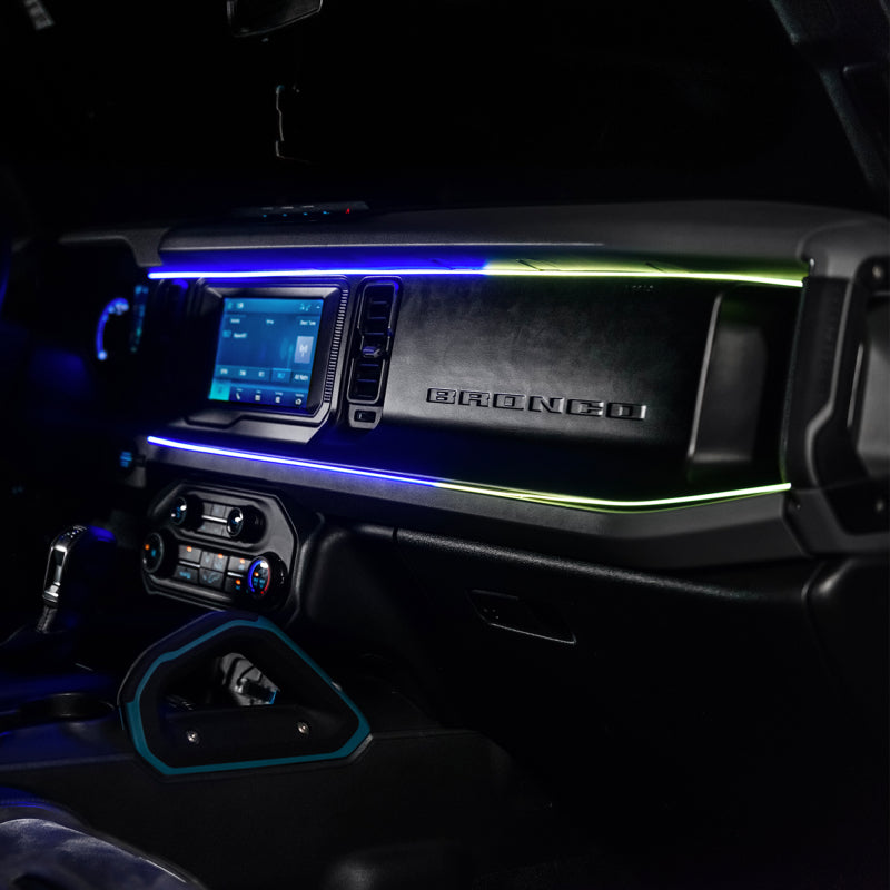 ORACLE Lighting Oracle 21-25 Ford Bronco ColorSHIFT LED Interior Dash Board Kit Headlights aftermarket performance part