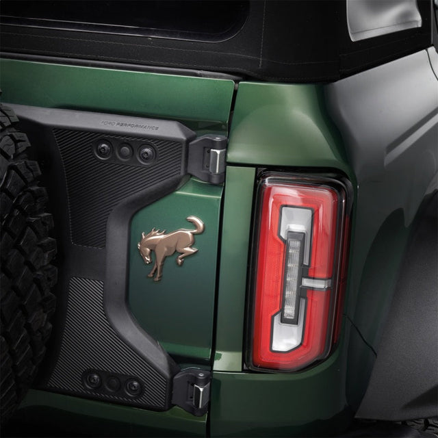Ford Racing 2021+ Bronco Rear Emblem Overlay - Bronze Ford Racing Other Body Components  AXOPROS