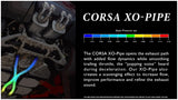 Corsa 2009-2013 Chevrolet Corvette C6 6.2L V8 XO Pipe Exhaust CORSA Performance X Pipes  AXOPROS