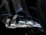 AWE Tuning 4th Gen GM 1500 5.3L 0FG Catback Dual Side Exit (Flat Bumper) - Chrome Tips AWE Tuning Catback  AXOPROS