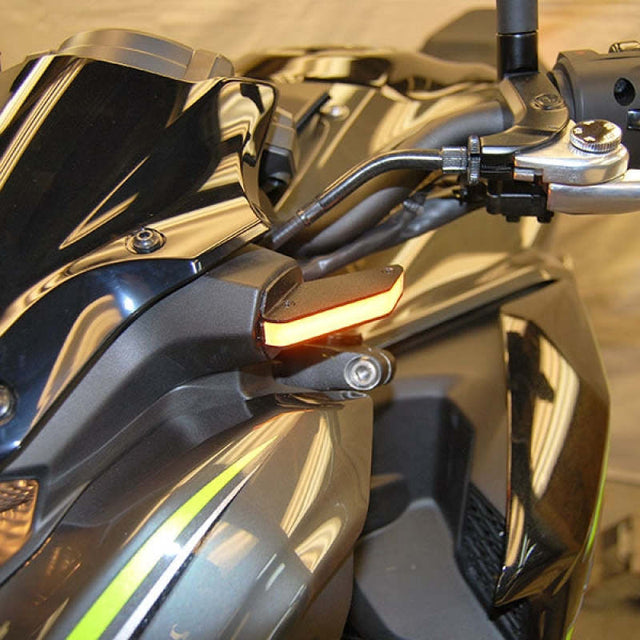 New Rage Cycles 17-19 Kawasaki Z900 Front Turn Signals w/Load EQ New Rage Cycles Lights Corner  AXOPROS