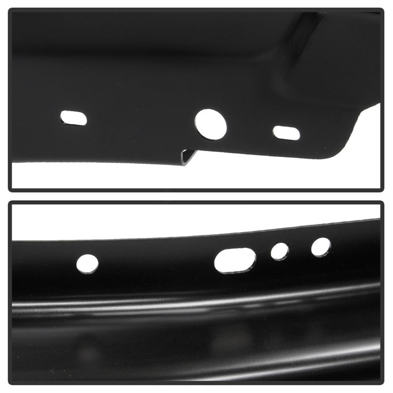 Spyder Ford F150 09-14 w/Fog Light Hole Front Bumper - Black (OEM # 9L3Z17757DPTM) SPYDER Bumper Accessories  AXOPROS