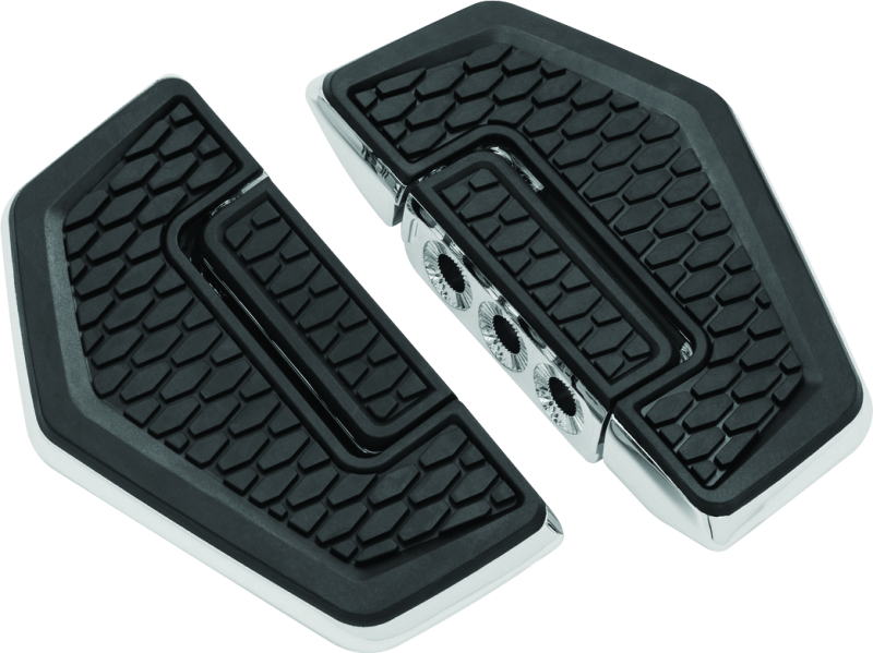 Kuryakyn Hex Folding Mini Board Without Adapter Chrome Kuryakyn Running Boards  AXOPROS