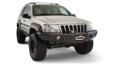 Bushwacker 99-04 Jeep Grand Cherokee Cutout Style Flares 4pc - Black Bushwacker Fender Flares  AXOPROS
