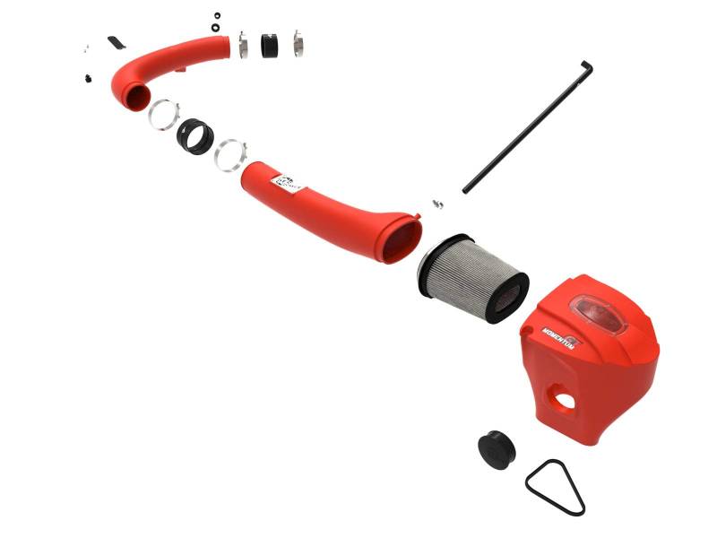 aFe Momentum GT Dry S Stage-2 Intake System 11-15 Dodge Challenger/Charger V6-3.6L (Red) aFe Air Filters - Universal Fit  AXOPROS