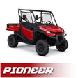 Rugged Radios Honda Pioneer Complete Comm Kit w/ BTI and 2-Way Radio No Intercom / G1 GMRS Rugged Radios Radio Communications  AXOPROS