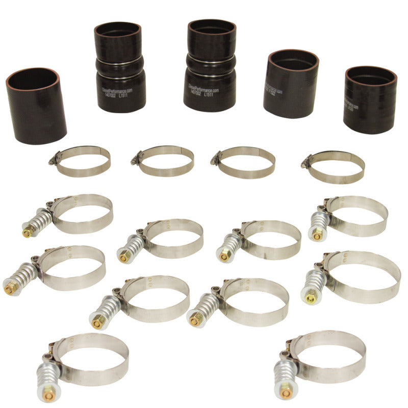 BD Diesel Intercooler Hose & Clamp Kit - 1999-2003 Ford 7.3L PowerStroke BD Diesel Intercooler Pipe Kits  AXOPROS