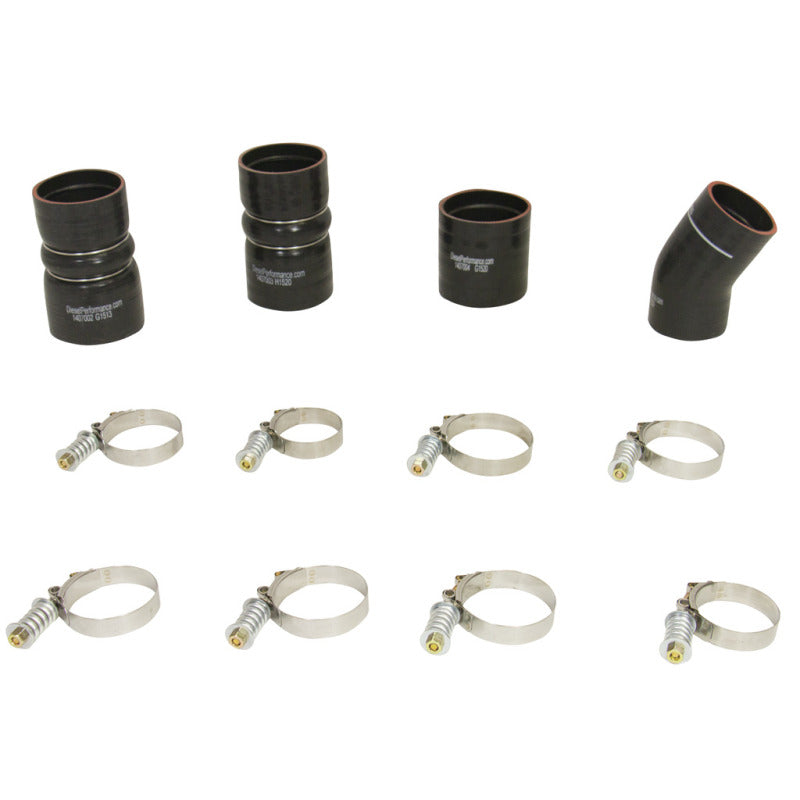 BD Diesel Intercooler Hose & Clamp Kit - 2003-2007 Ford 6.0L PowerStroke BD Diesel Intercooler Pipe Kits  AXOPROS